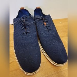 Cole Haan Original Grand Men's Size 13  Navy Stitchlite Wingtip Oxford  C27960